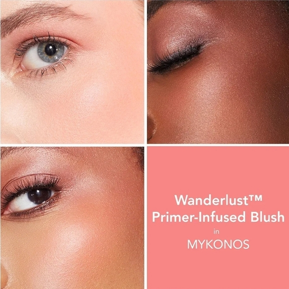 BUXOM Wanderlust Primer-Infused Powder Blush. "MYKONOS"  NIB - Picture 5 of 5